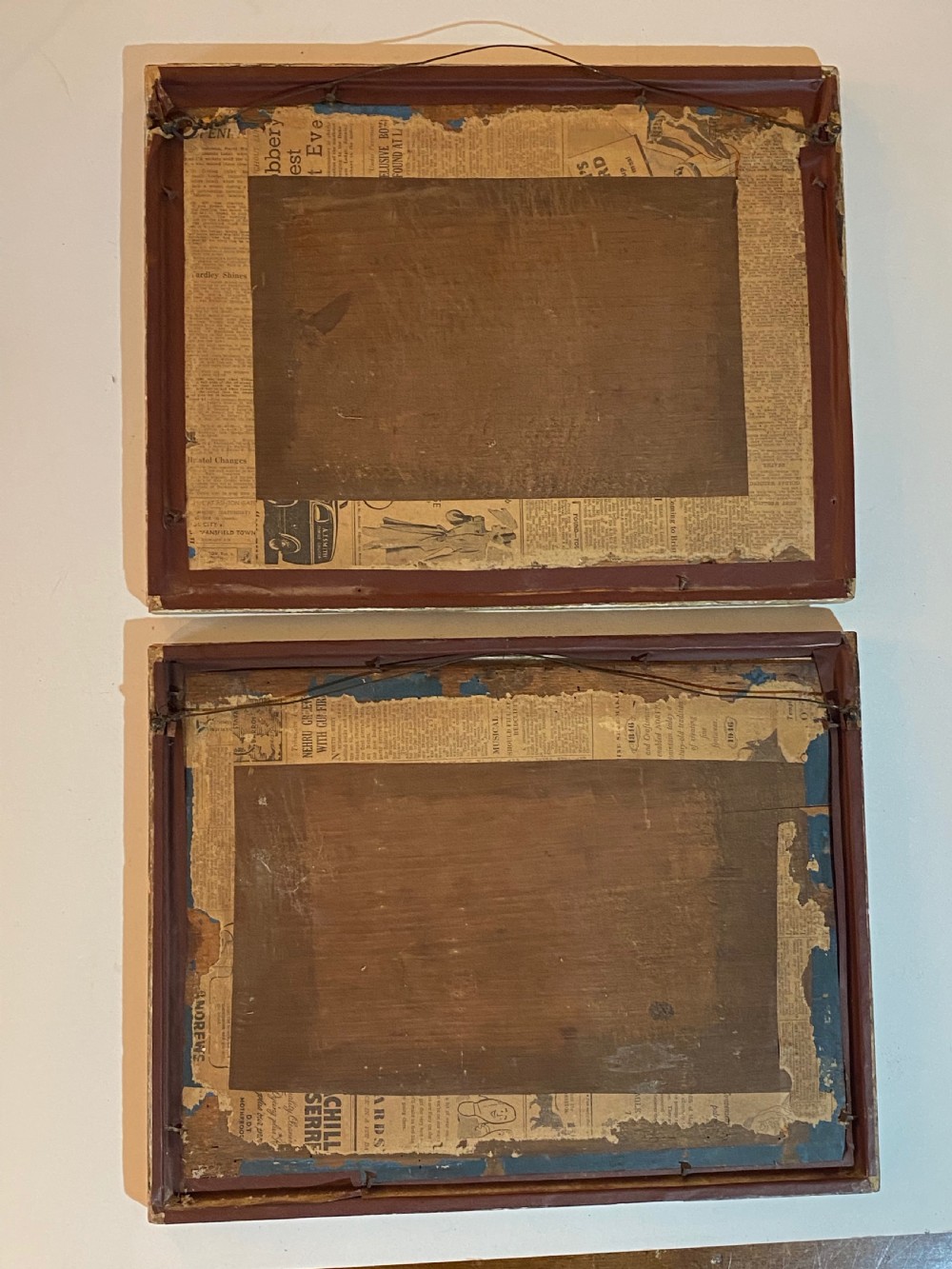 Irish Artist Robert Richard Scanlan (1801-1876) Pair of Watercolours View XI