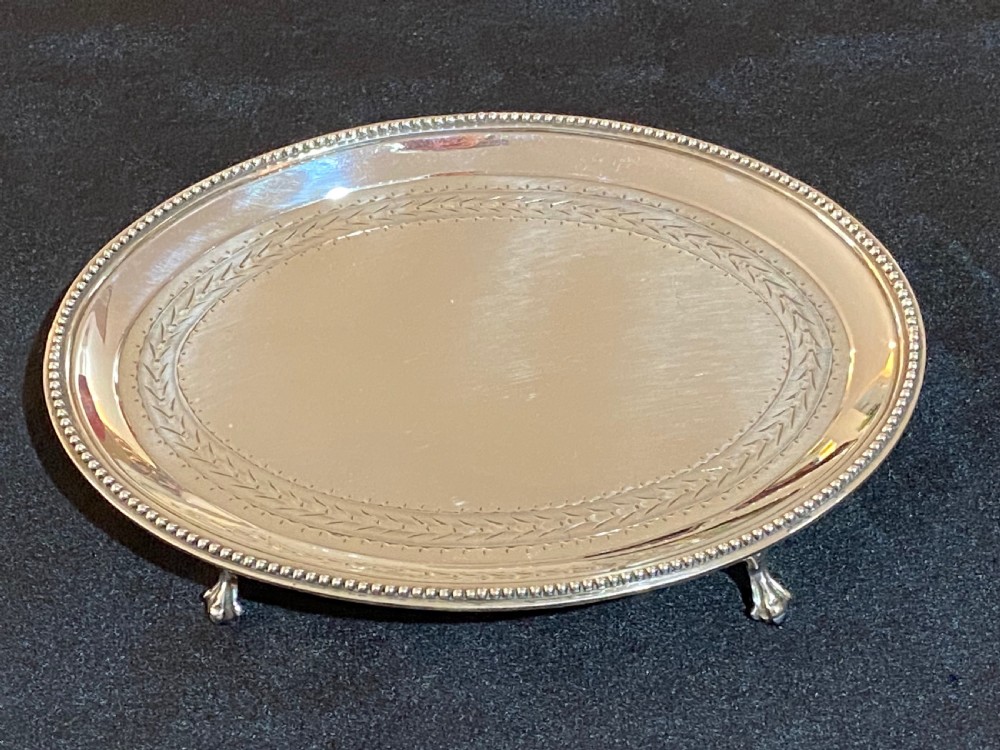 George III Silver Kettle stand, London 1783 View VIII