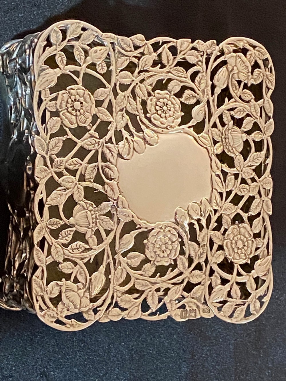 Art Nouveau Silver Potpourri Box  View VI