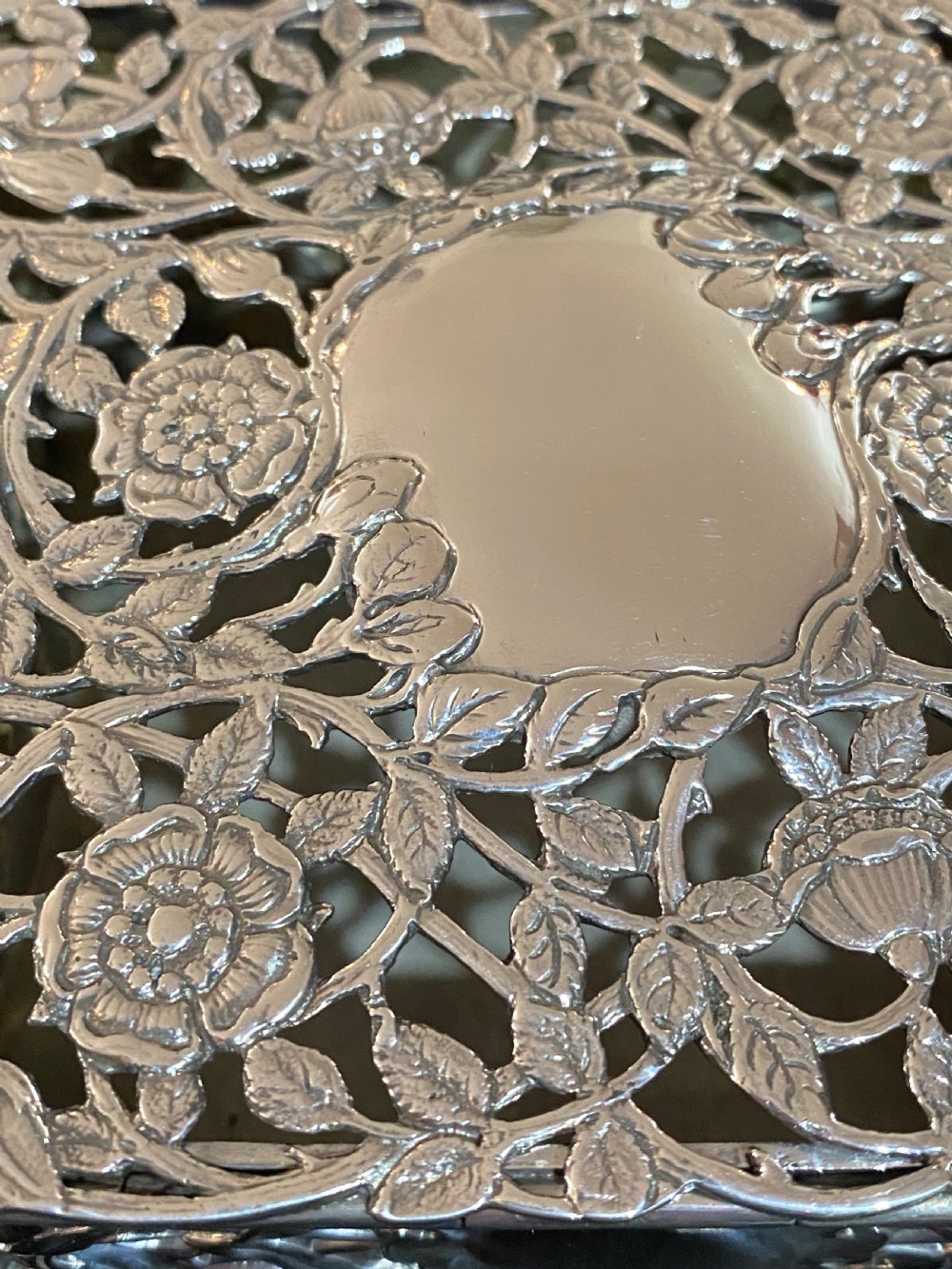 Art Nouveau Silver Potpourri Box  View XVI