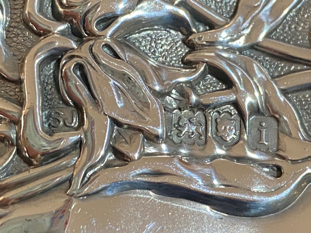 Art Nouveau Silver Potpourri Box  View XIII