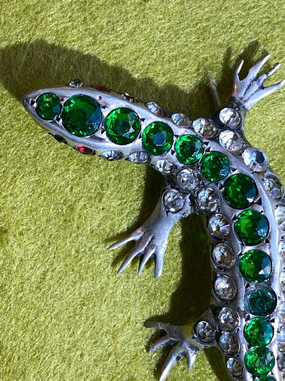 Pair of Silver Lizard  Brooches View III