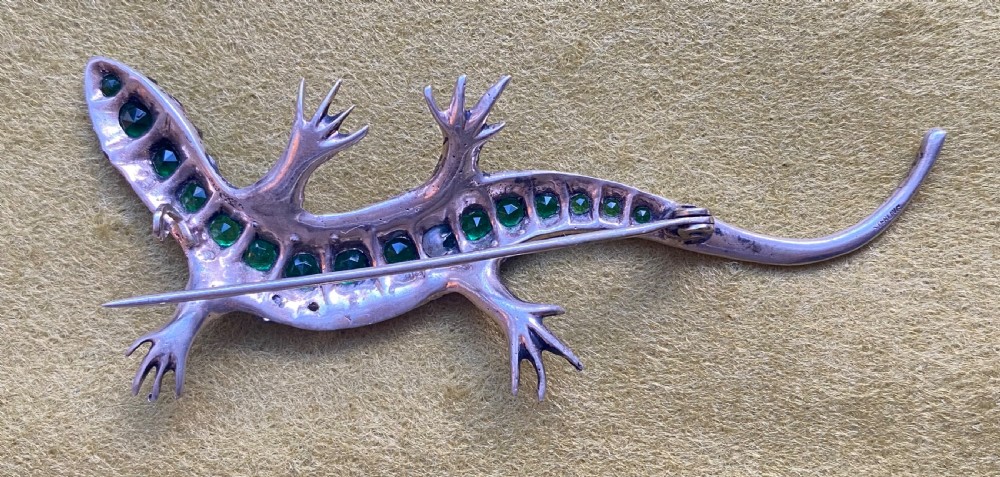 Pair of Silver Lizard  Brooches View V