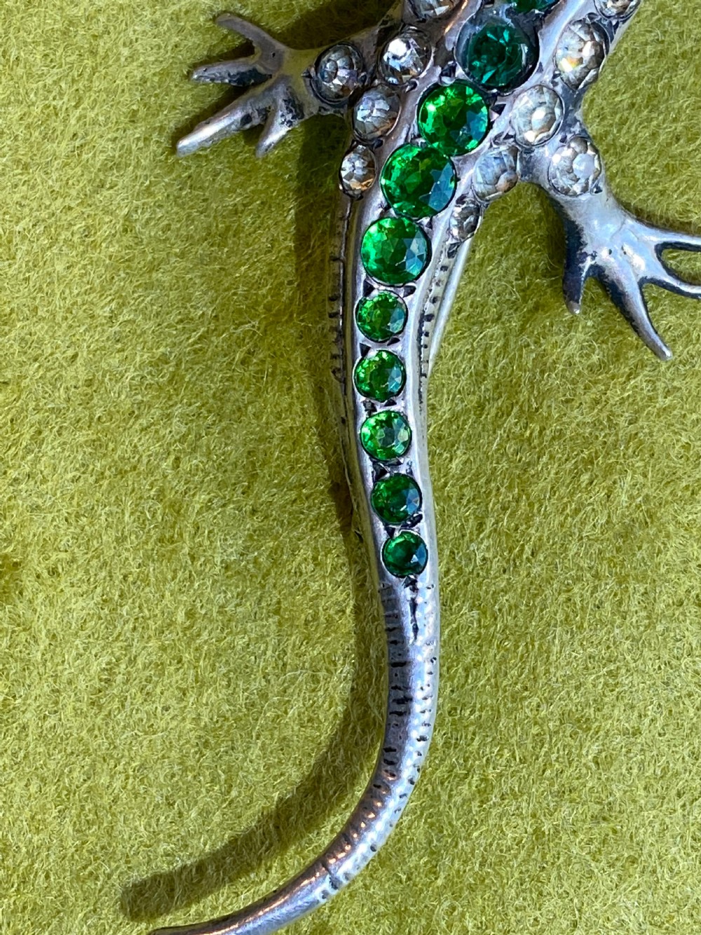 Pair of Silver Lizard  Brooches View VI