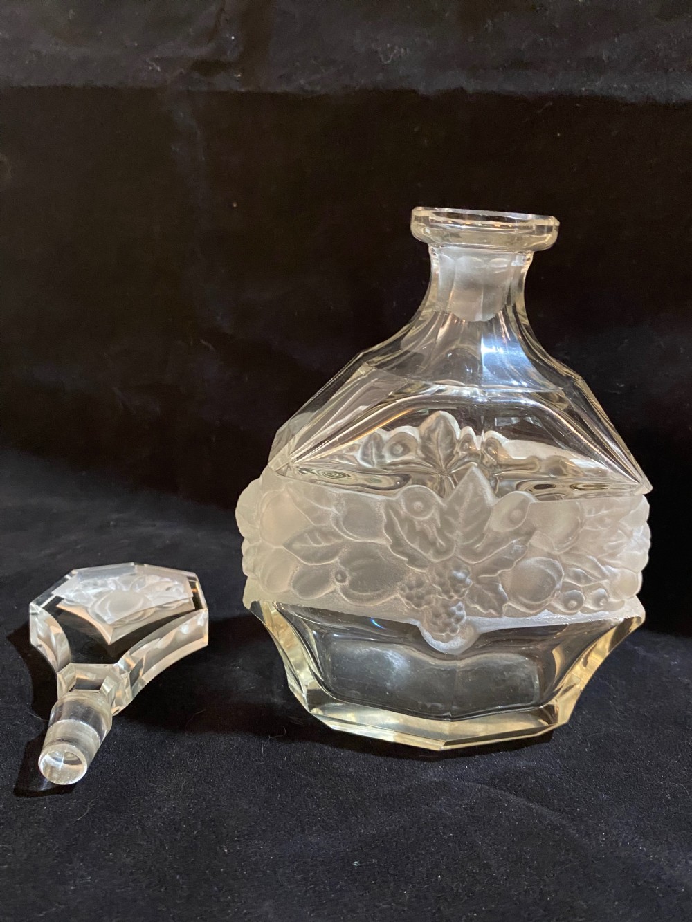 Art Deco Glass Liqueur Set View XVI