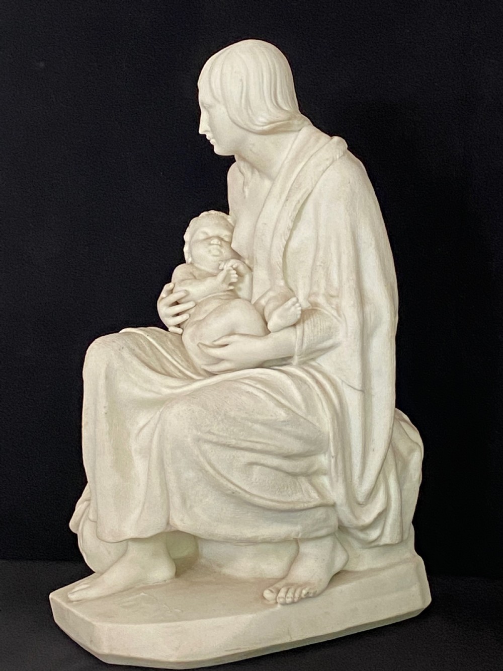 Minton Parian Ware Figural Group. 19th Century View II