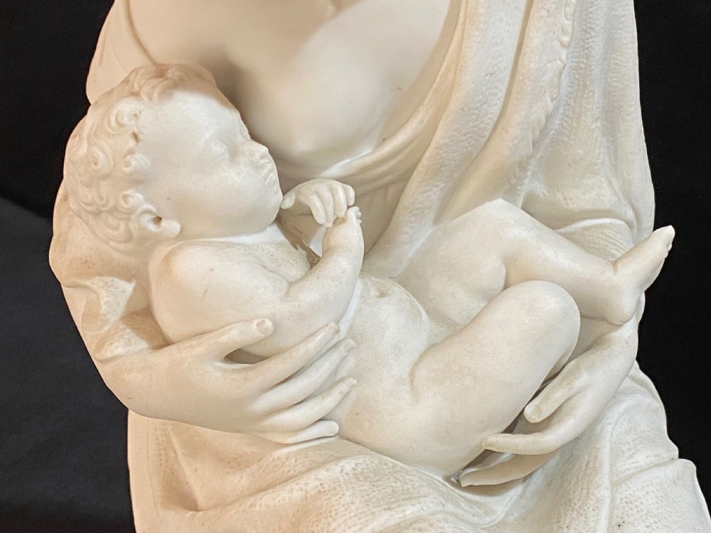 Minton Parian Ware Figural Group. 19th Century View IX