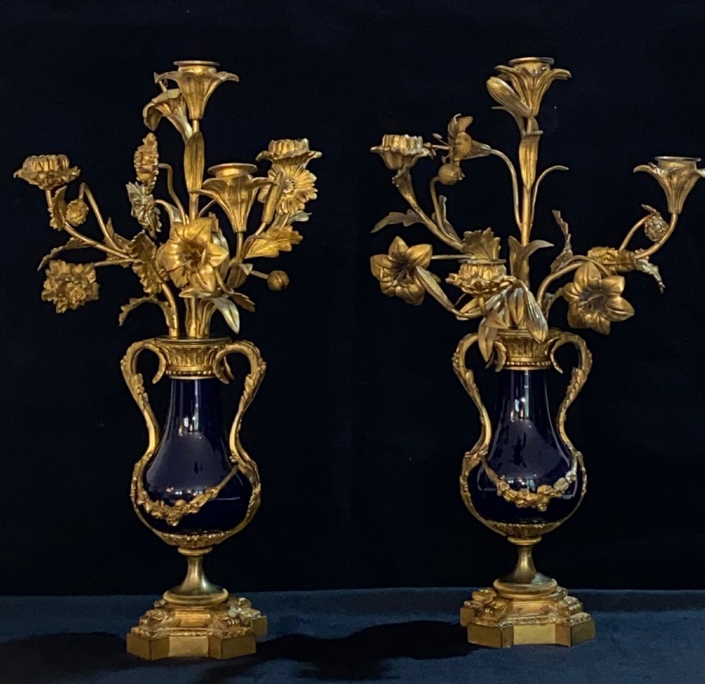 Pair of French Candelabra