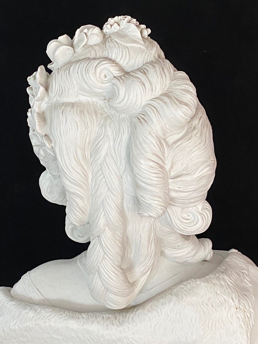 Parian Bust of Marie Antoinette of Very Large Proportion, ca 1910. View X