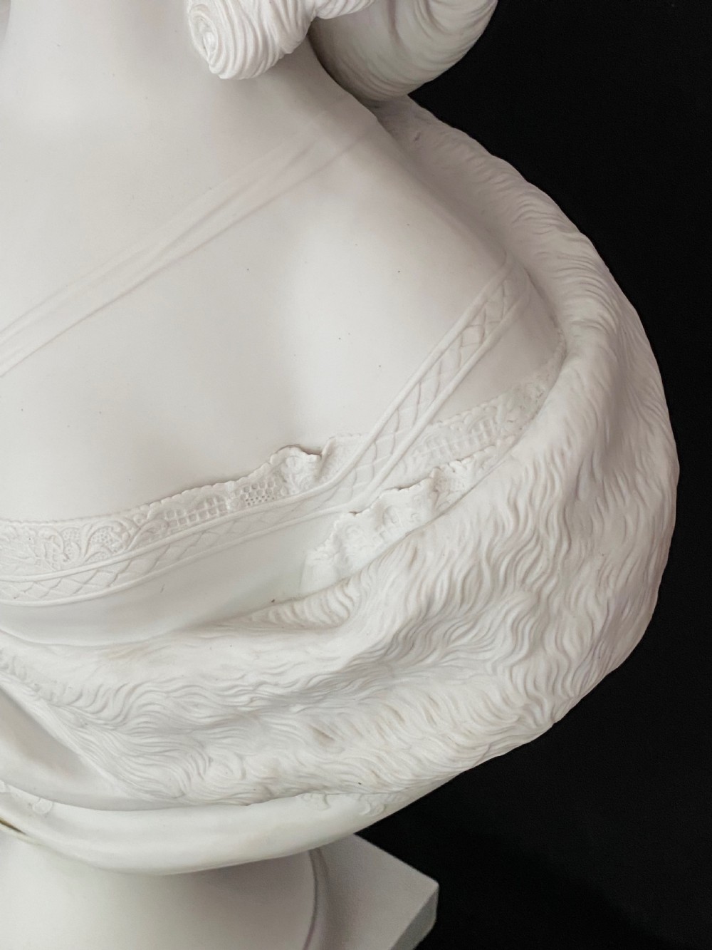 Parian Bust of Marie Antoinette of Very Large Proportion, ca 1910. View XVII