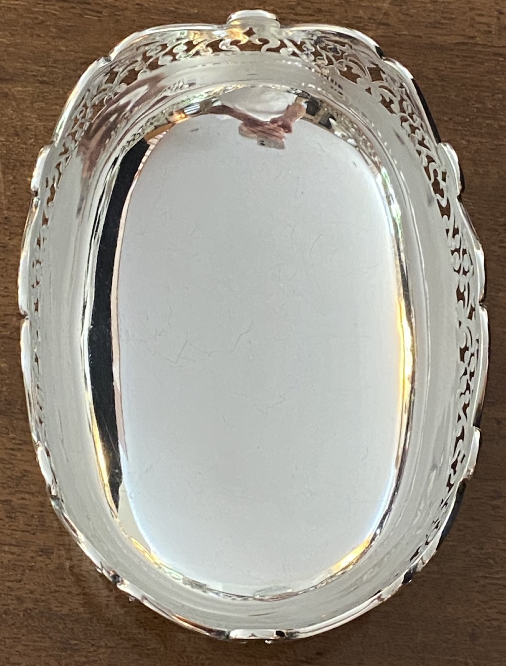 Silver Bowl on Cabriole Legs  London 1903 View X