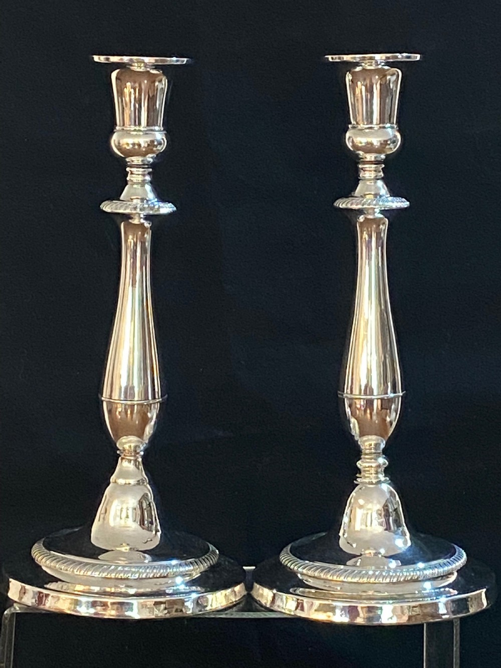 Sliver Plated Candlesticks 