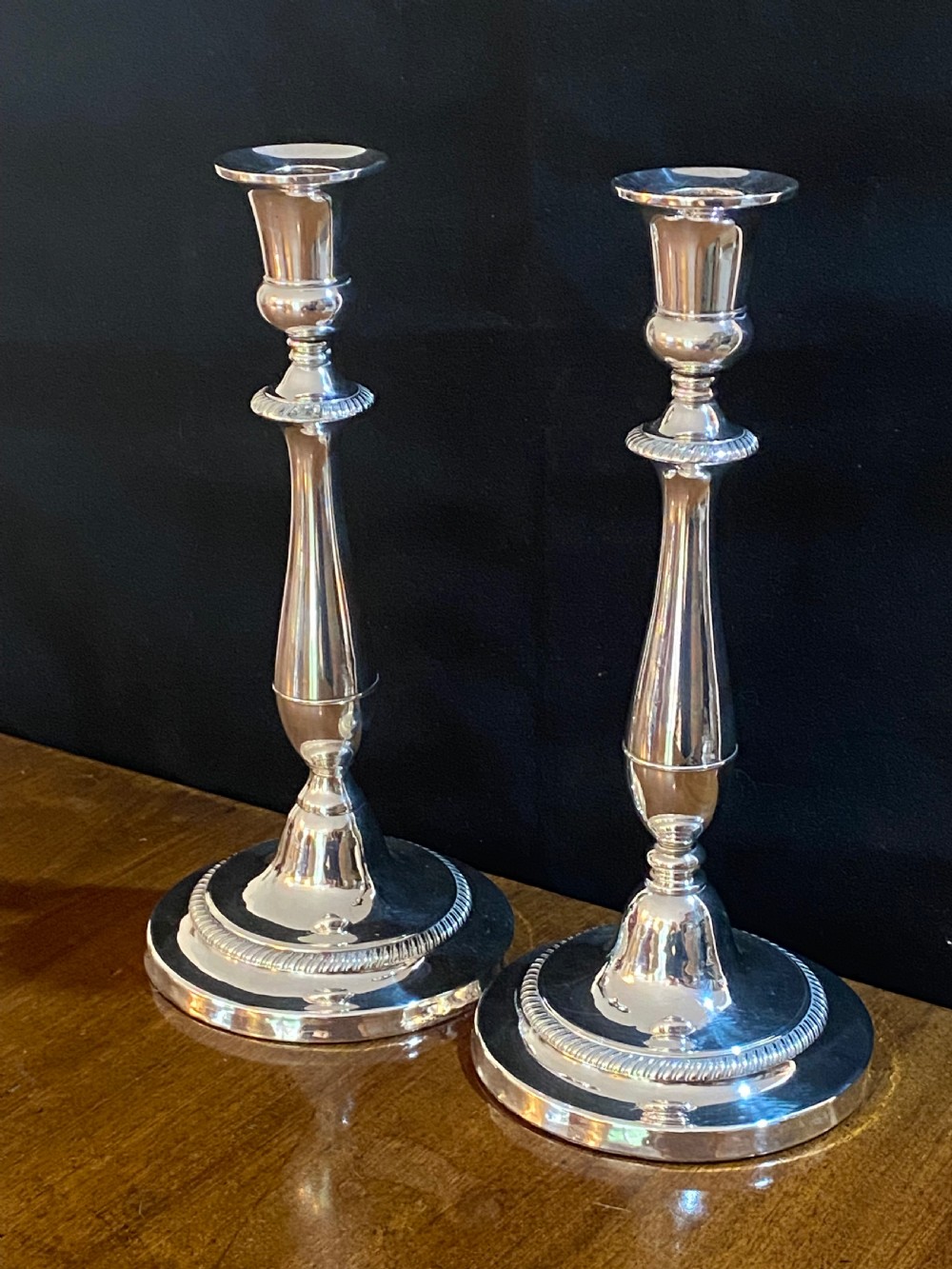 Sliver Plated Candlesticks  View III
