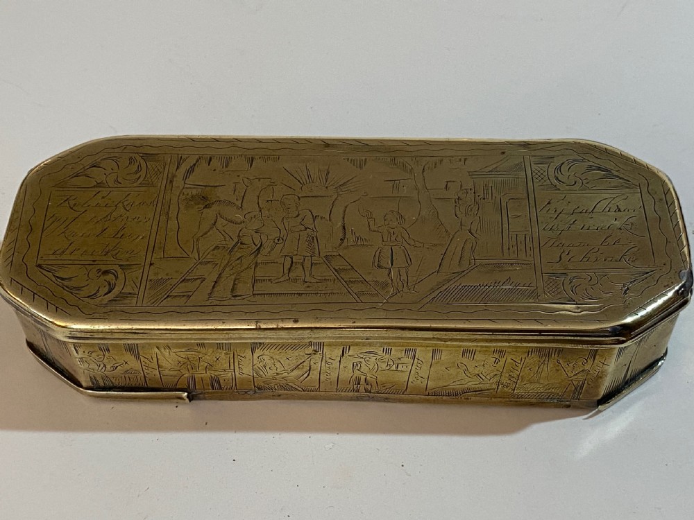 Dutch Tobacco Box ca 1750. View III