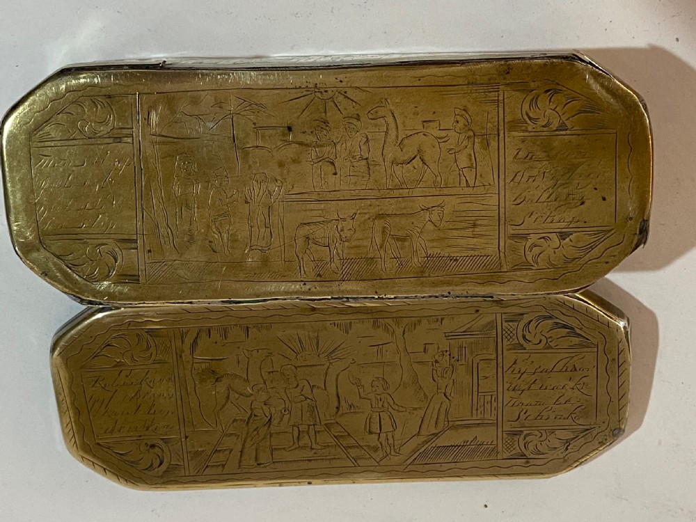 Dutch Tobacco Box ca 1750. View XII