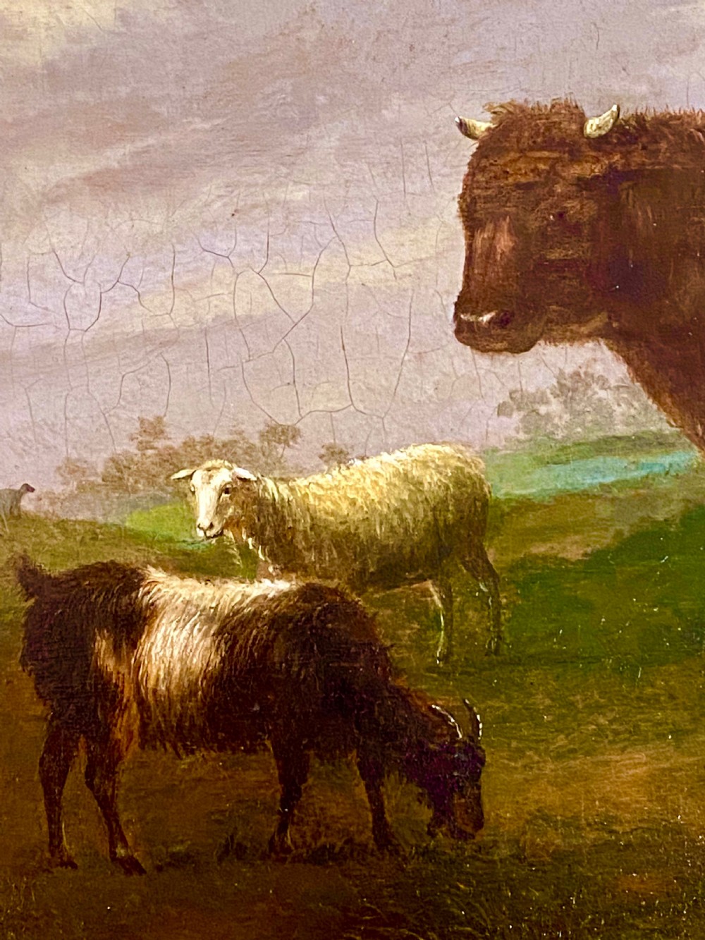 Pair of Late Georgian Oils  by George Vincent (1796-1831) View VIII