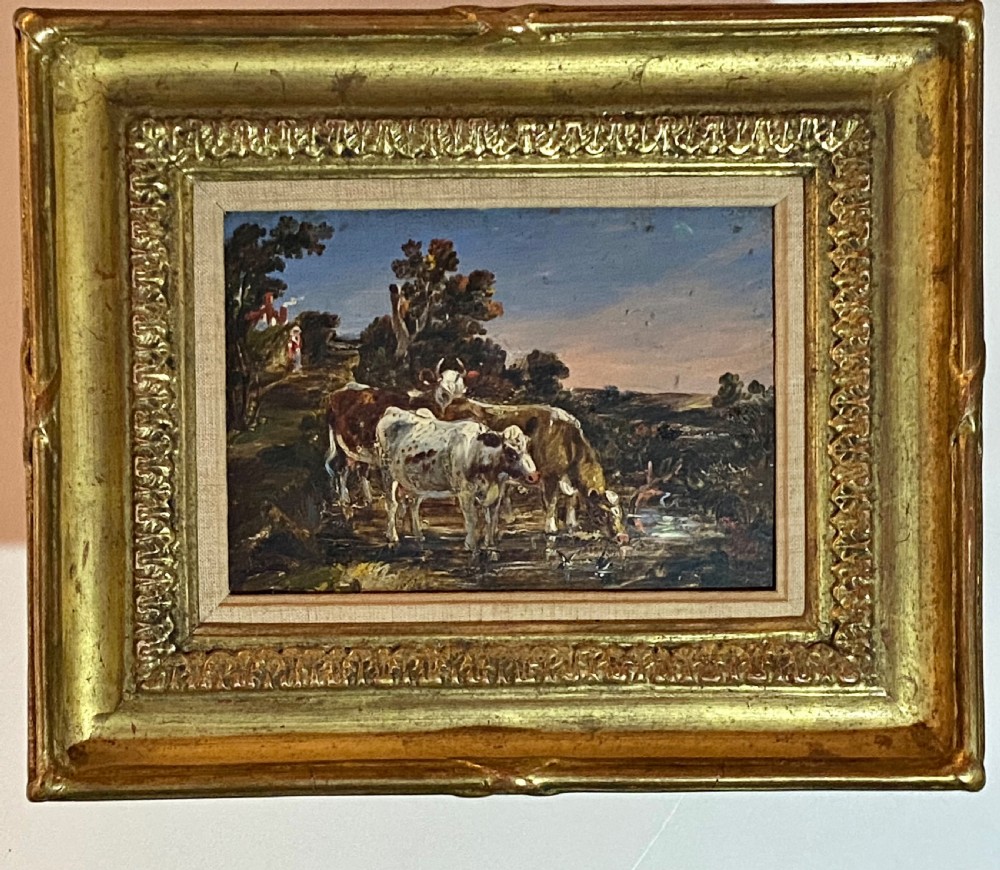 Late Georgian Oil  on Panel Attributed to JAMES WARD (1769-1859)