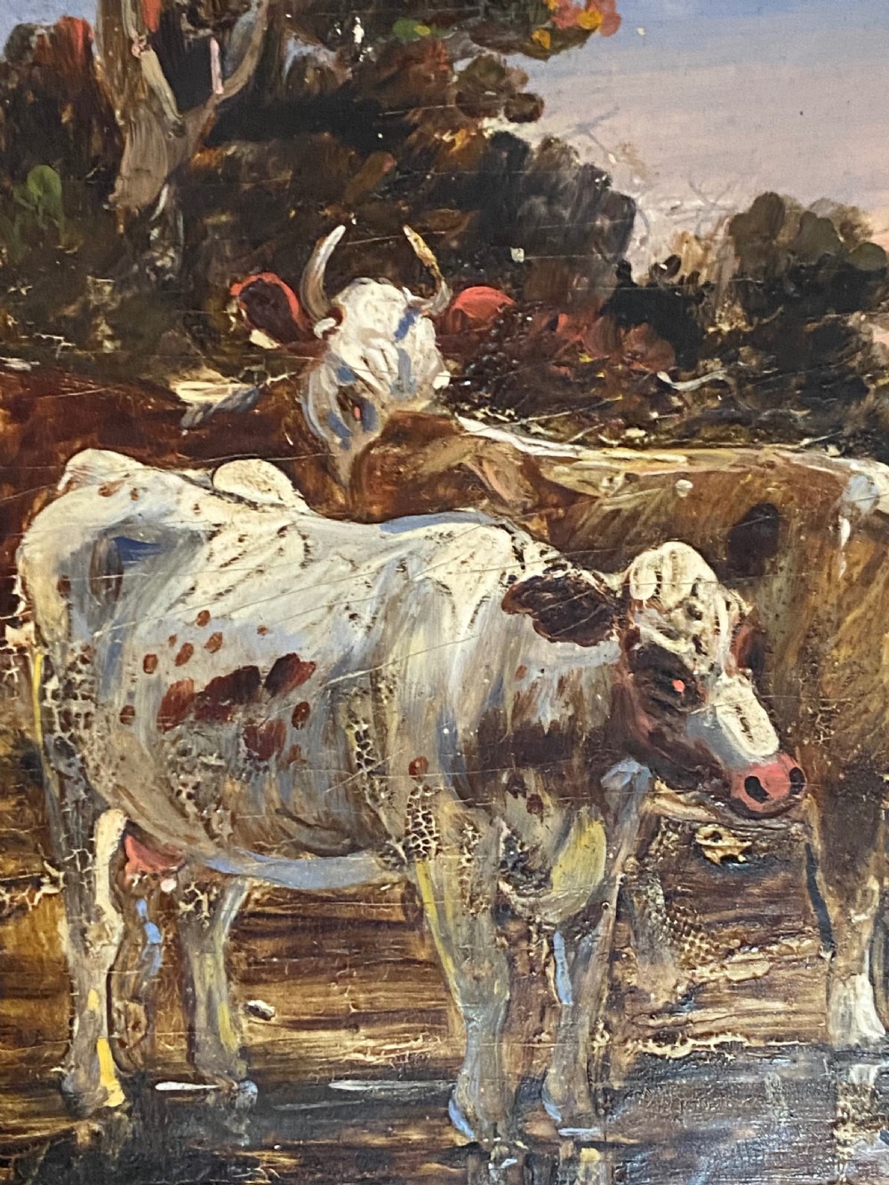 Late Georgian Oil  on Panel Attributed to JAMES WARD (1769-1859) View IV