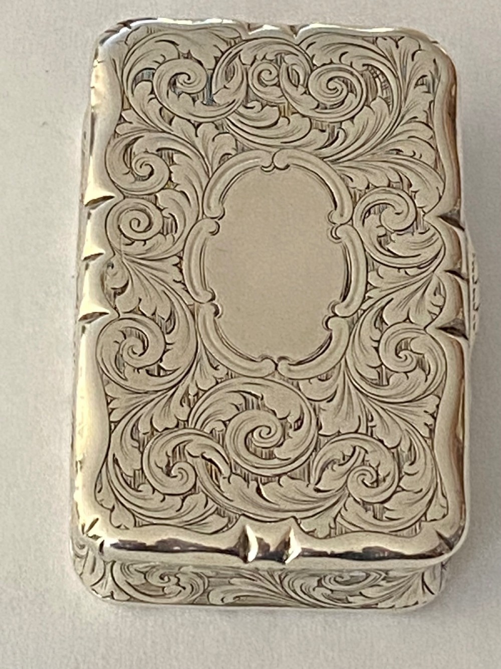 Nathaniel Mills Silver Snuff Box. Birmingham 1847. View III