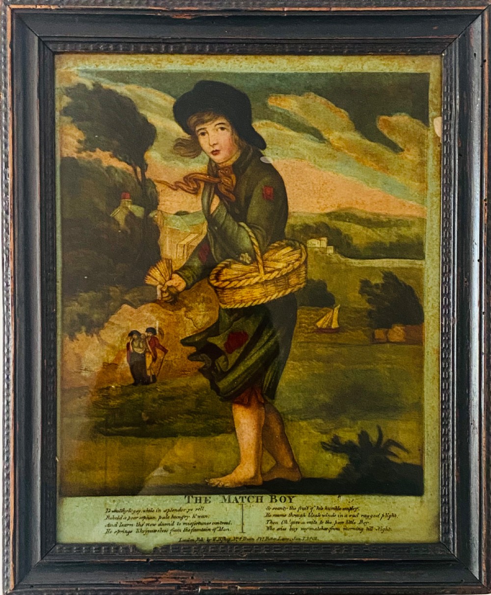 Georgian Reverse Painting  on Glass 