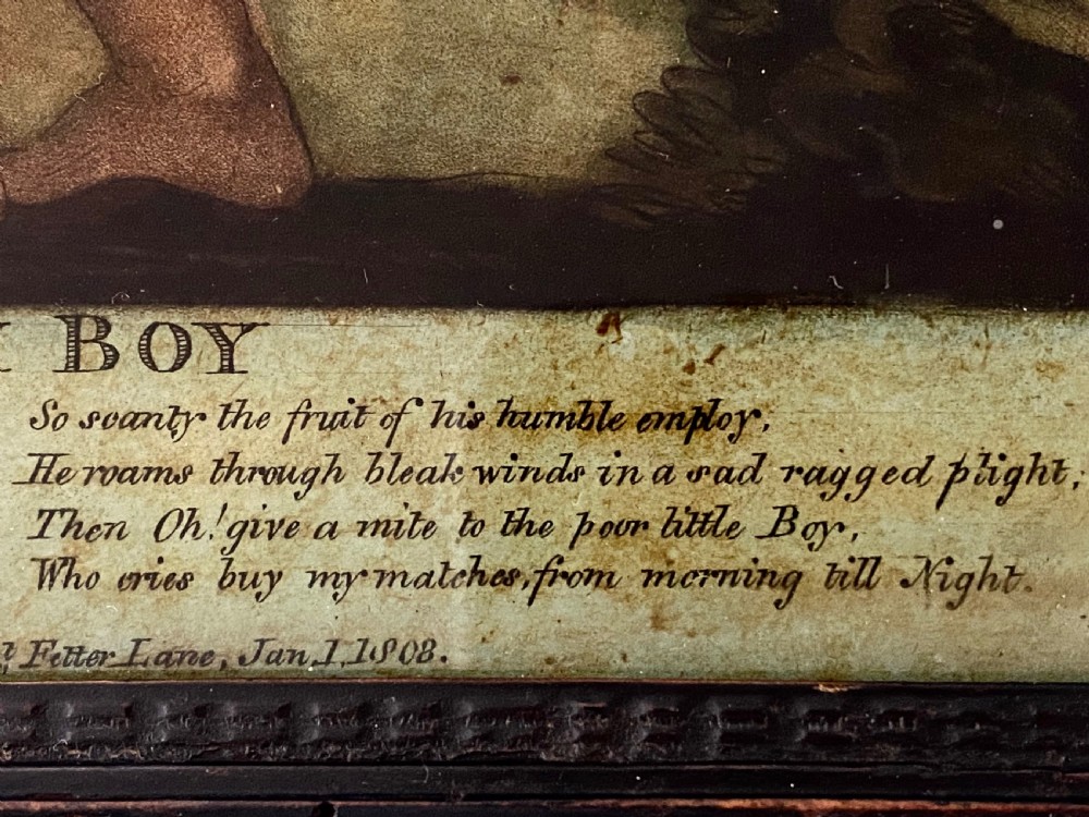 Georgian Reverse Painting  on Glass 