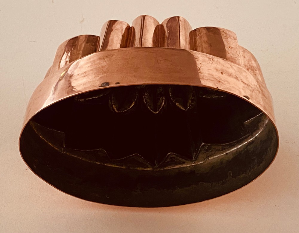 Victorian Copper Jelly Mould View V