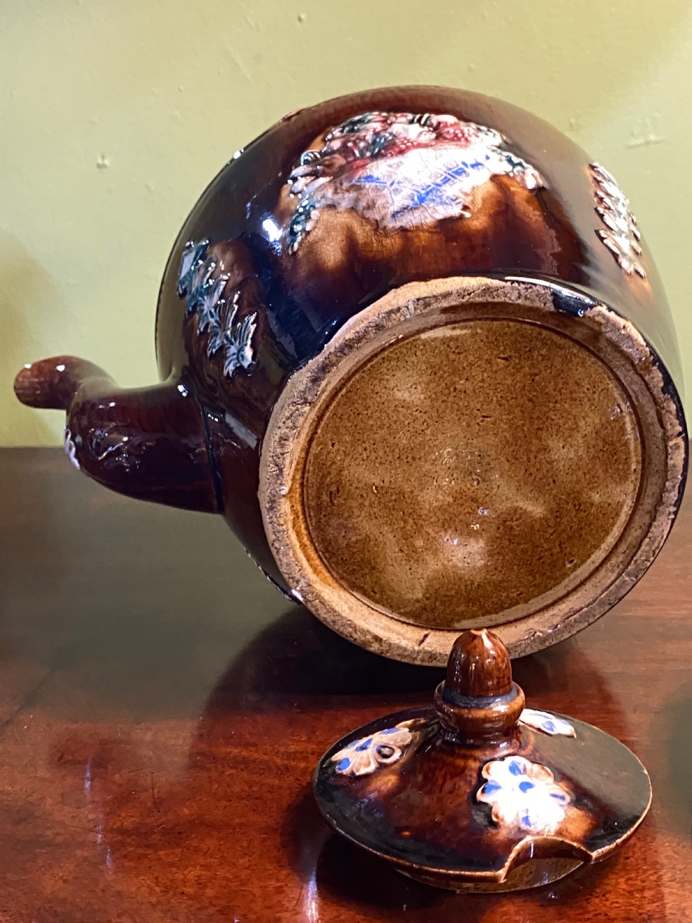 Measham Bargeware Teapot. 1909 View IX
