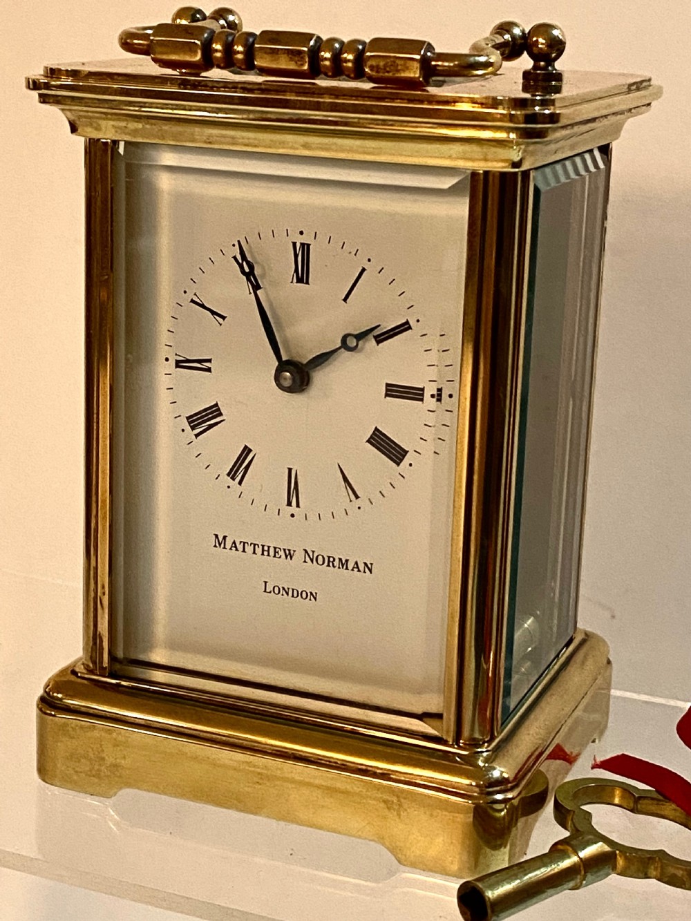 Matthew Norman Brass Carriage Clock