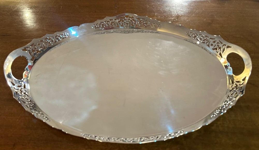 Art Nouveau Silver Plated Tray