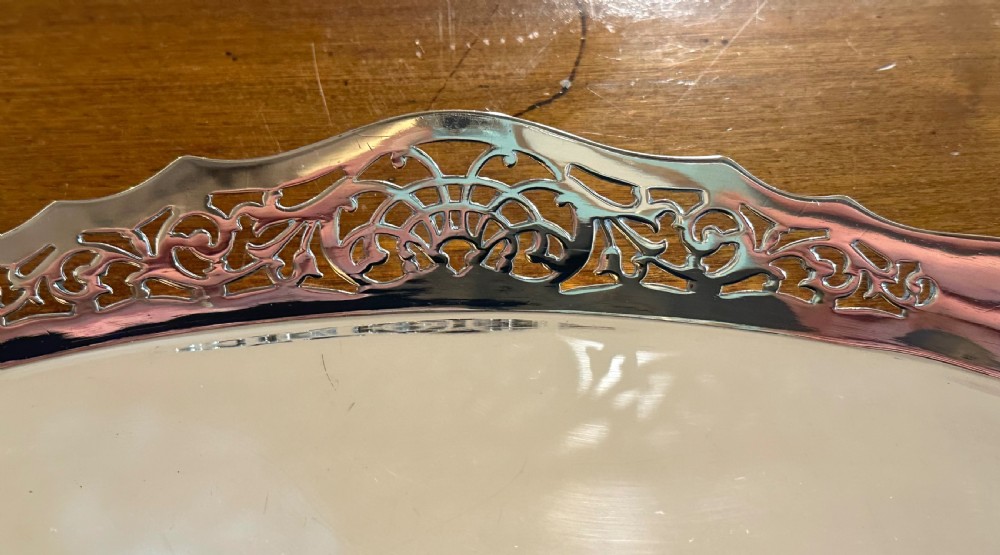 Art Nouveau Silver Plated Tray View VII