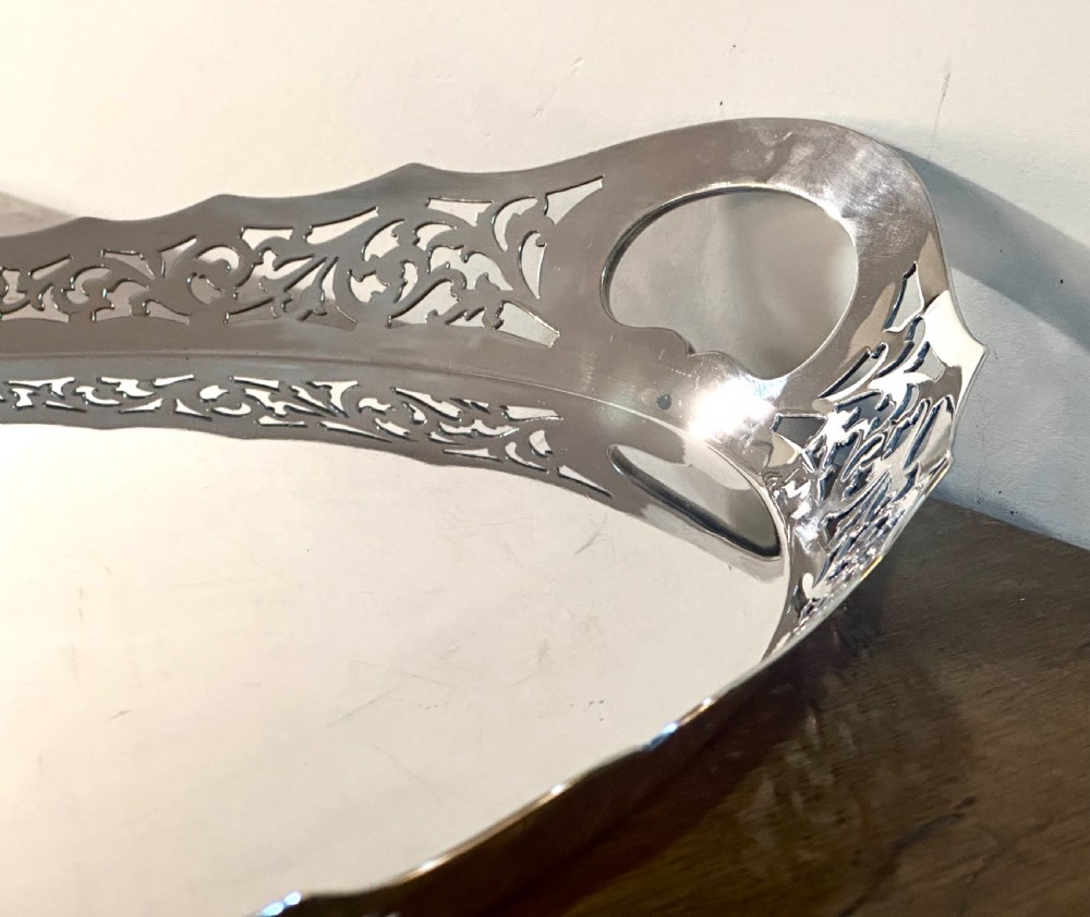 Art Nouveau Silver Plated Tray View IX