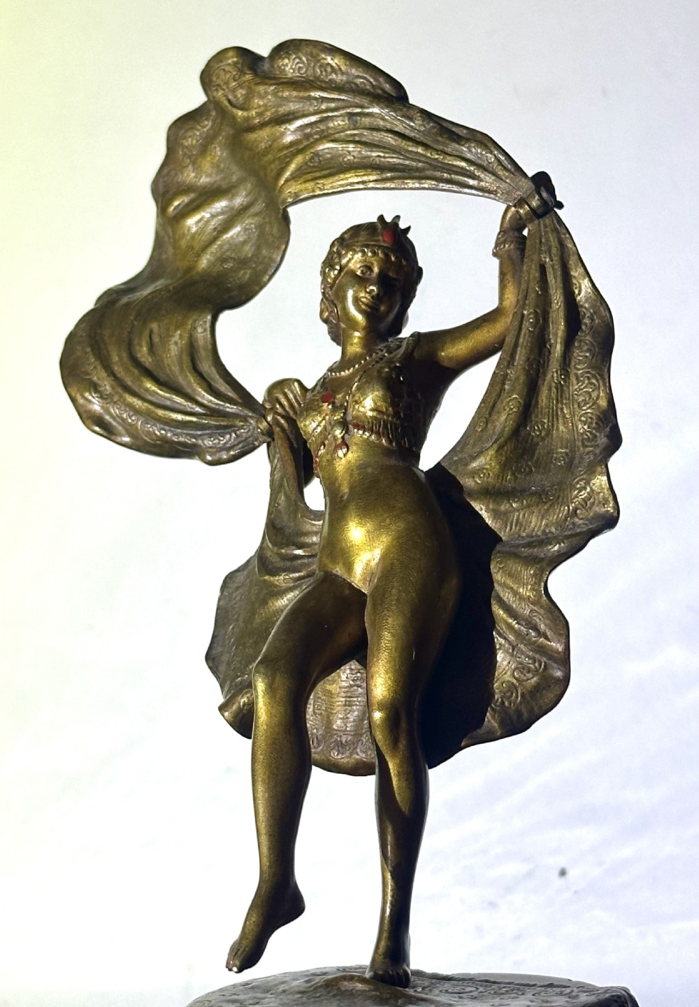 Bronze by Franz Bergman (1861-1936)  The Exotic Dancer View VI