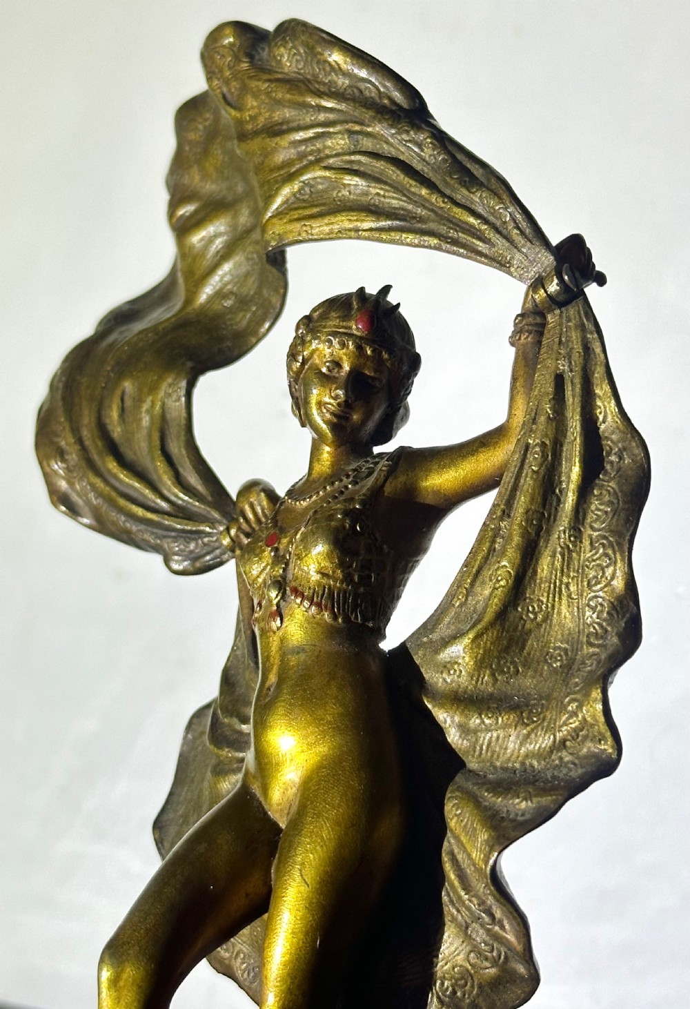 Bronze by Franz Bergman (1861-1936)  The Exotic Dancer View IX