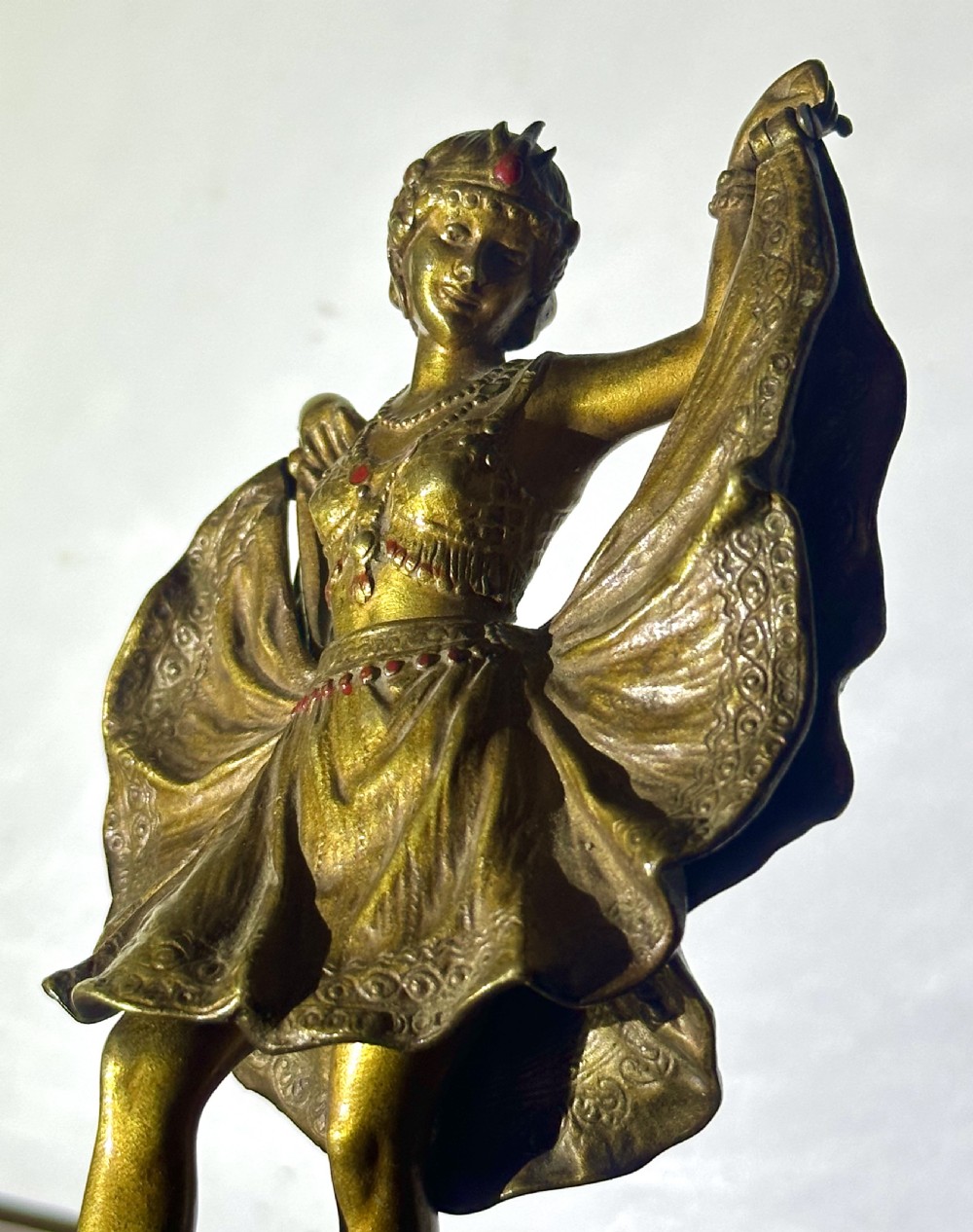 Bronze by Franz Bergman (1861-1936)  The Exotic Dancer View X