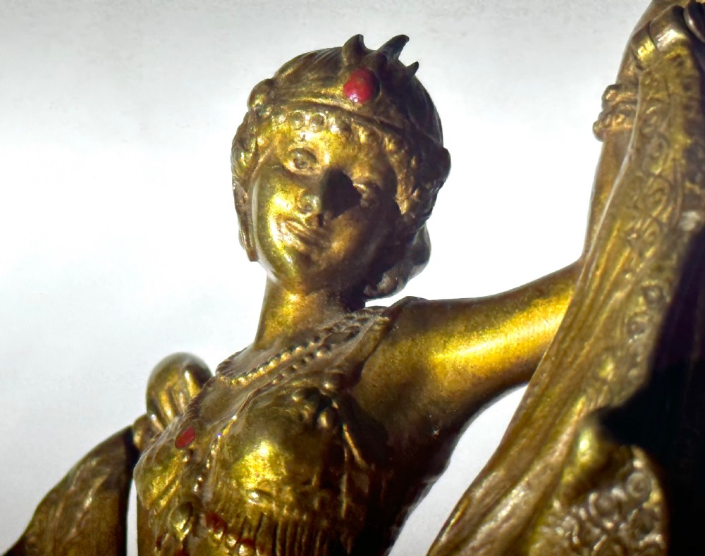 Bronze by Franz Bergman (1861-1936)  The Exotic Dancer View XI