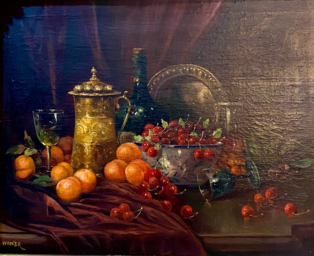Oil on Canvas by Mathilde Winker (1881-1968) View II