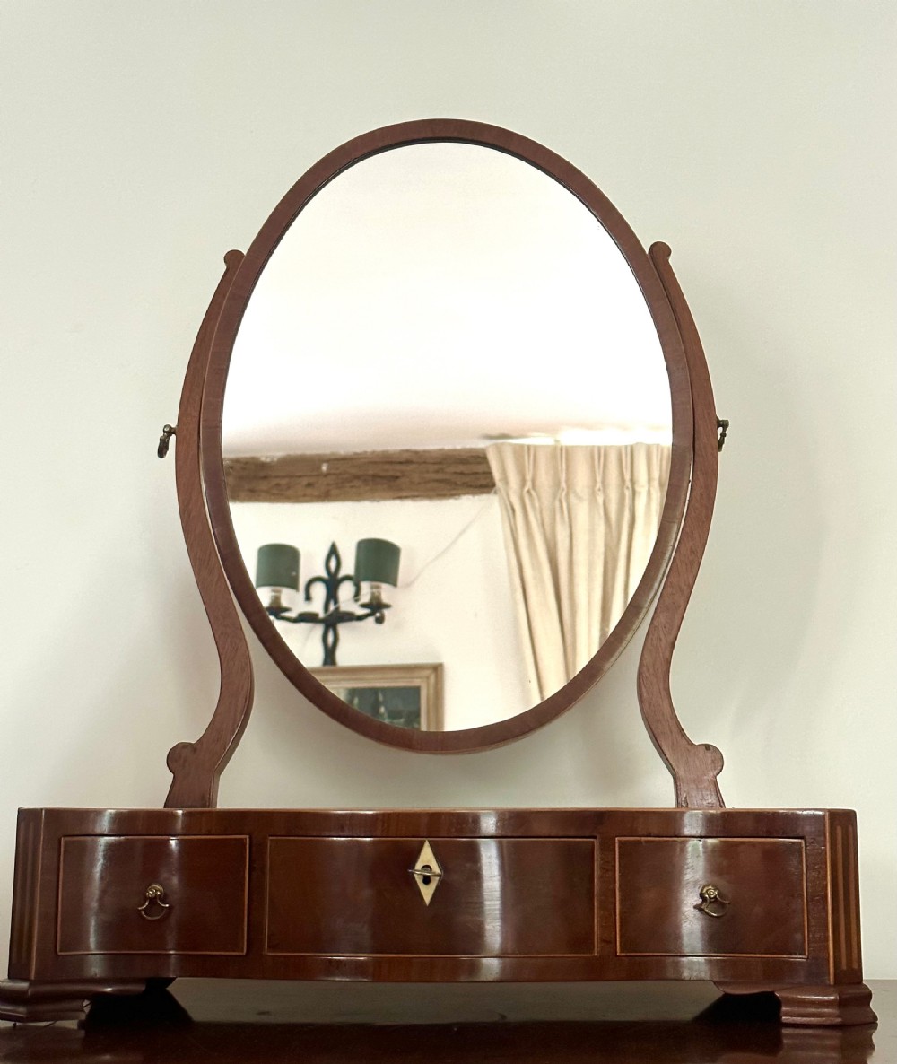 Regency Mahogany Toilet Mirror  View V