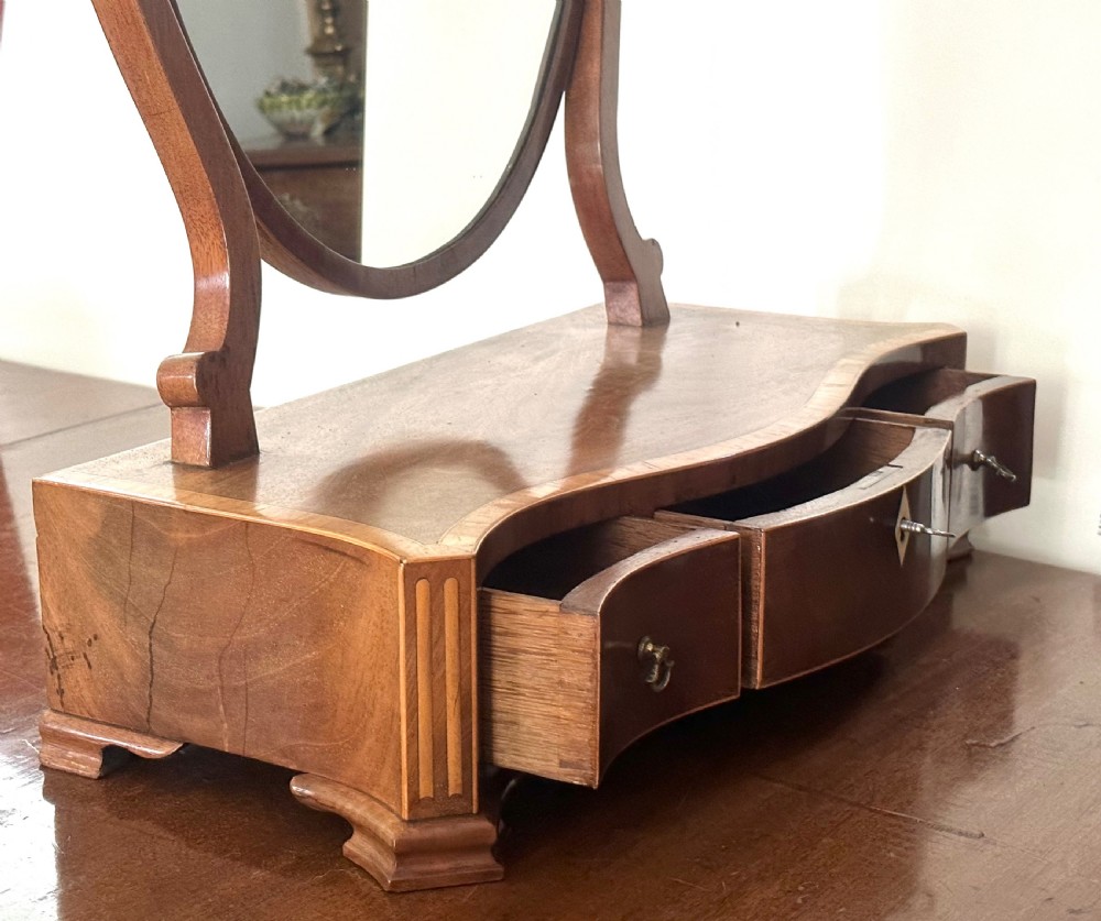 Regency Mahogany Toilet Mirror  View VI