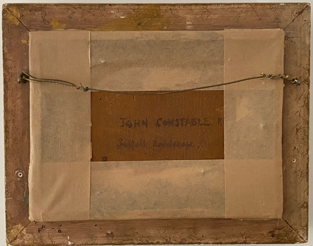 Manner of John Constable Oil on Panel View V