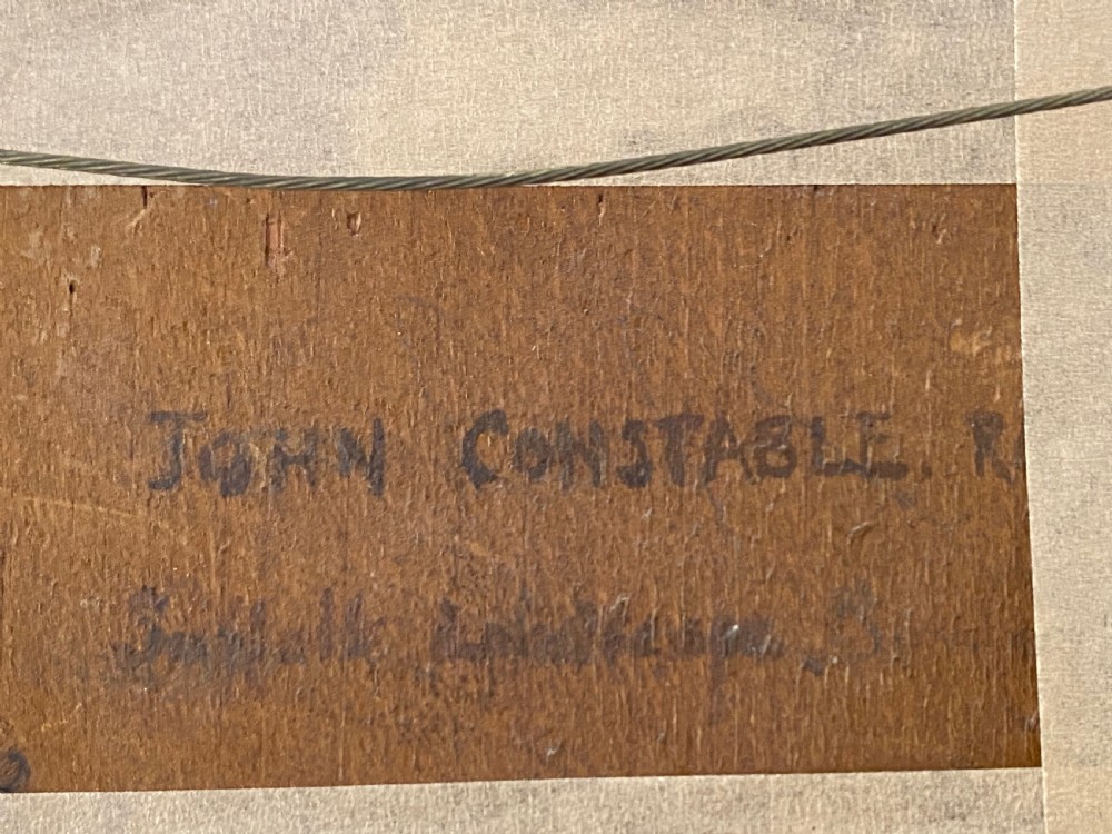 Manner of John Constable Oil on Panel View VI