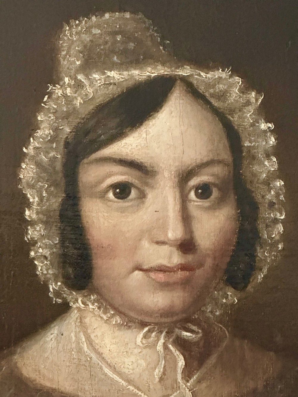 Antique Half Portrait in Decorative Frame View V