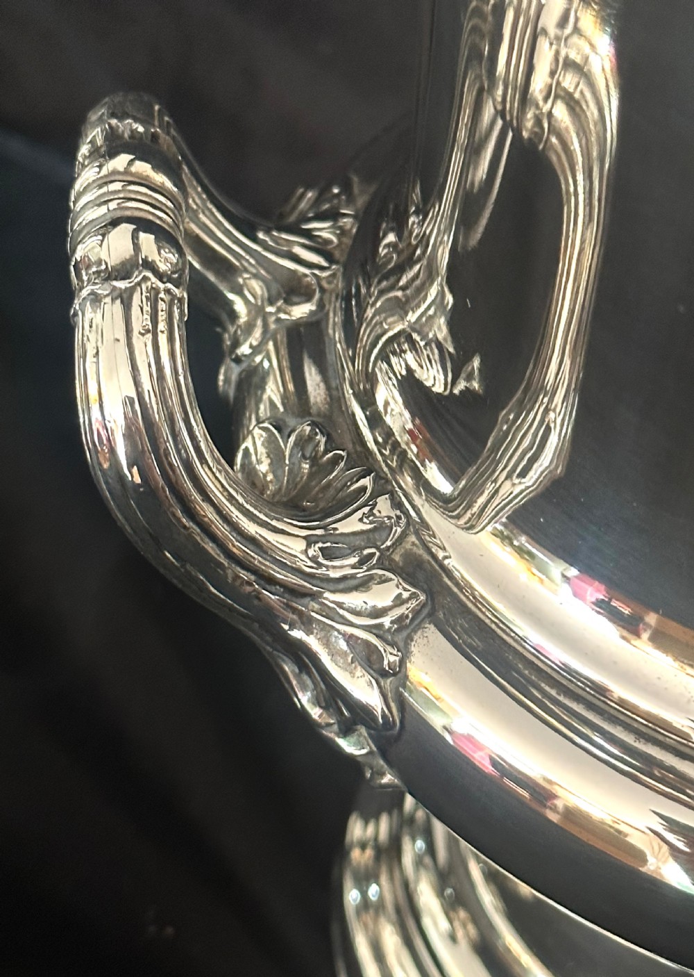 Pair of 19th Century Silver Plated Wine Coolers View VI