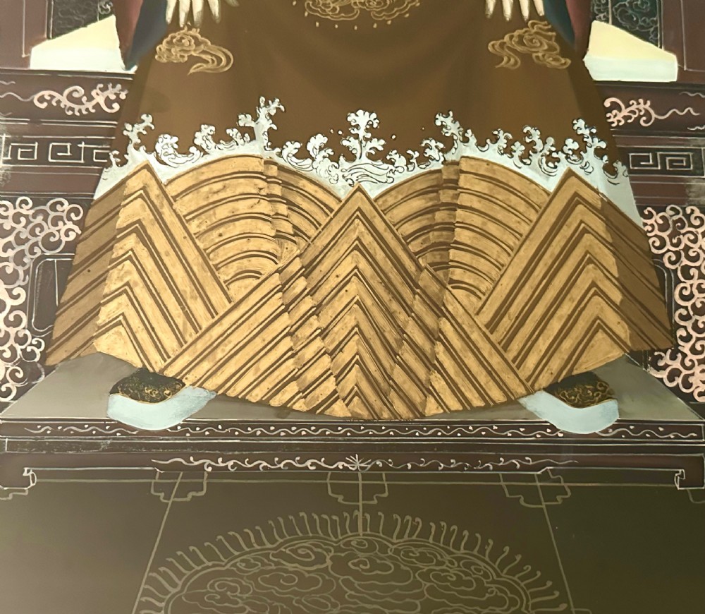 Chinese Ancestral Reverse painting on Glass View IV