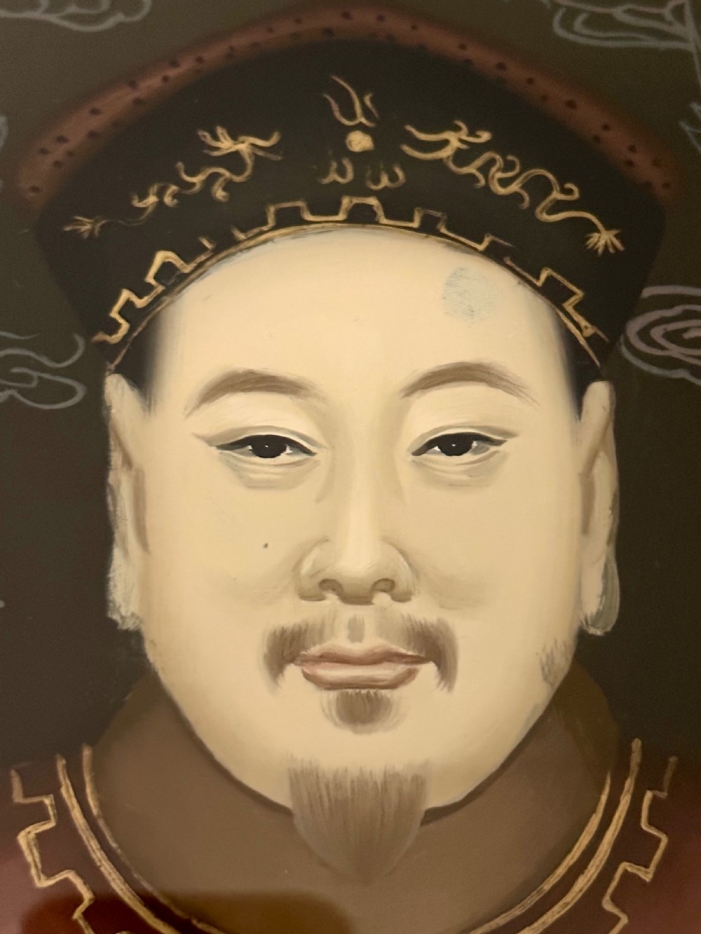 Chinese Ancestral Reverse painting on Glass View V
