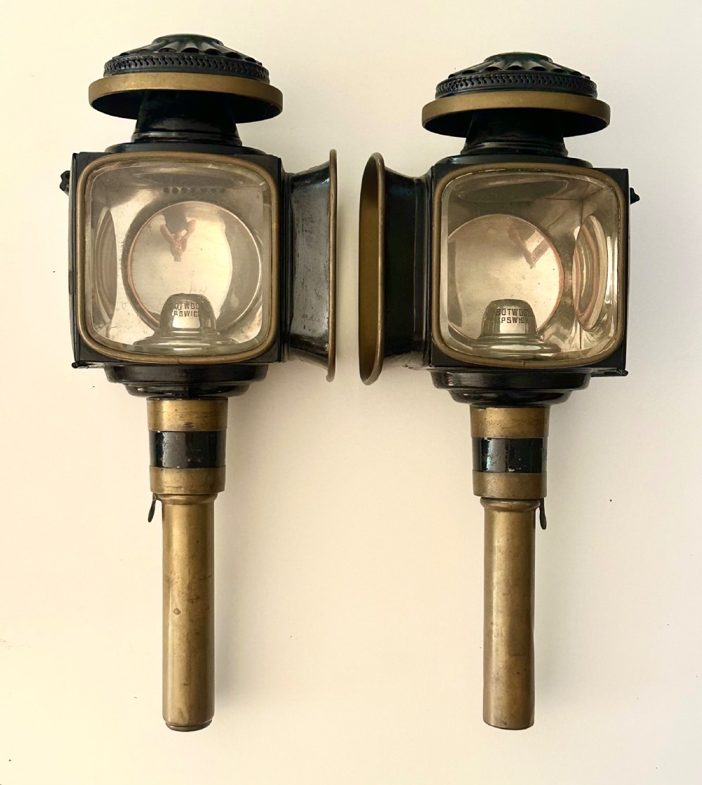 A pair of Coaching Lamps