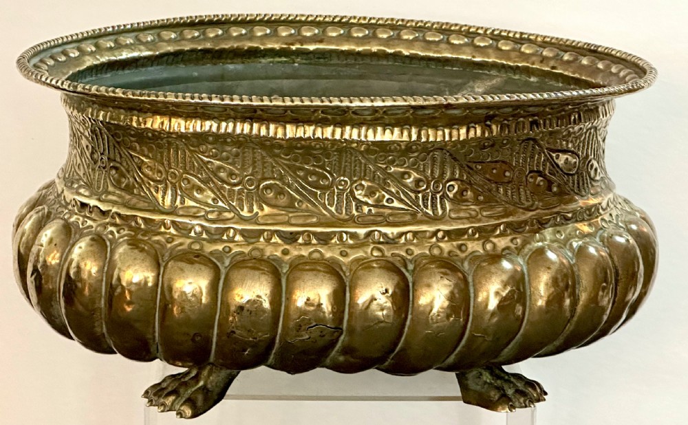 Regency Brass Wine Cooler or Jardinier View II