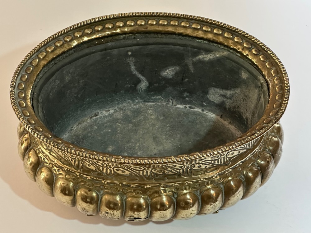 Regency Brass Wine Cooler or Jardinier View III