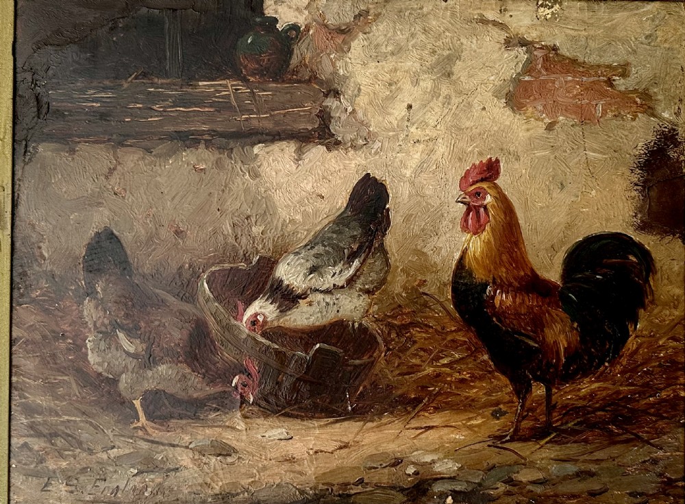 Pair of Oils on Board by E.S. England View III