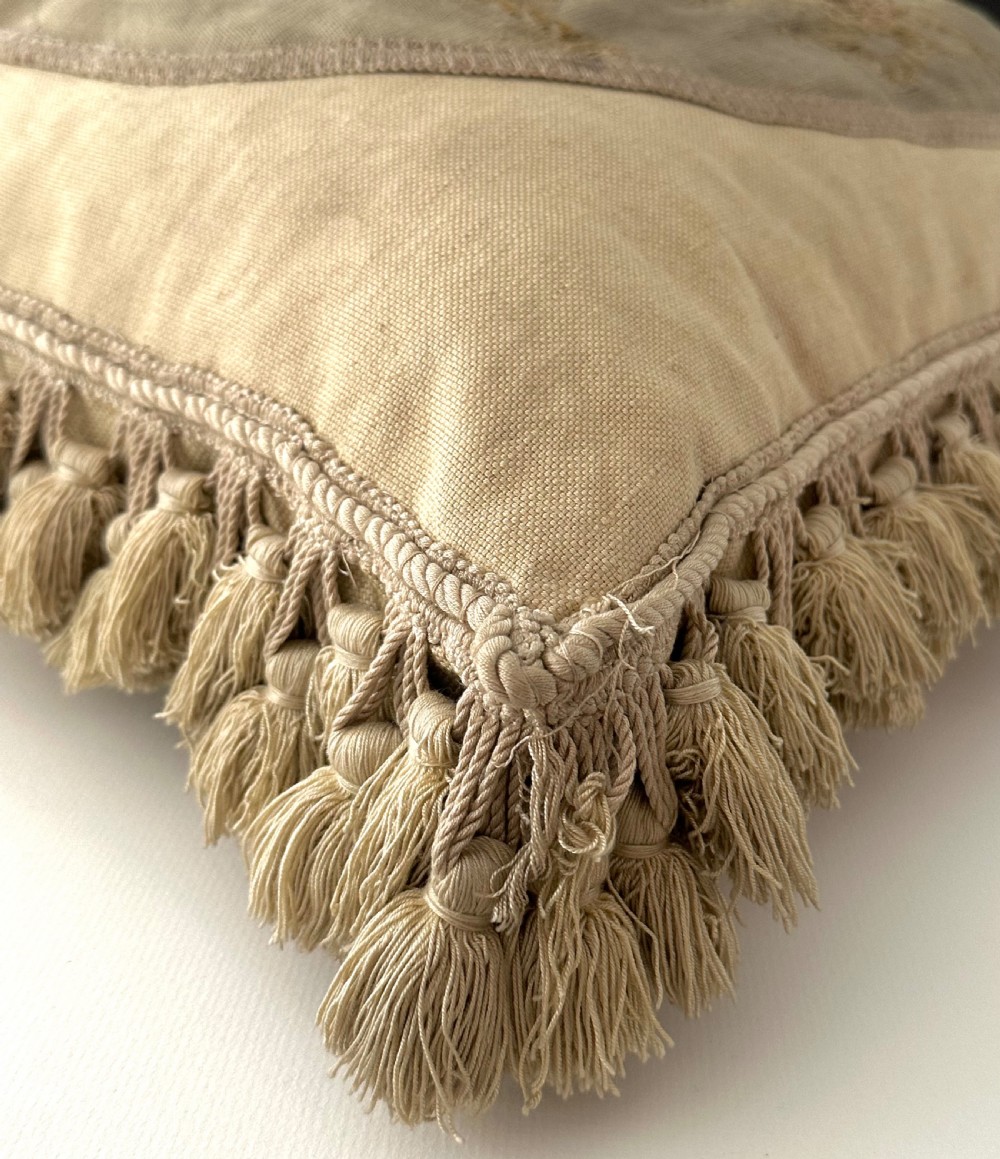 18th Century Aubusson Needlework on Cushion View IV
