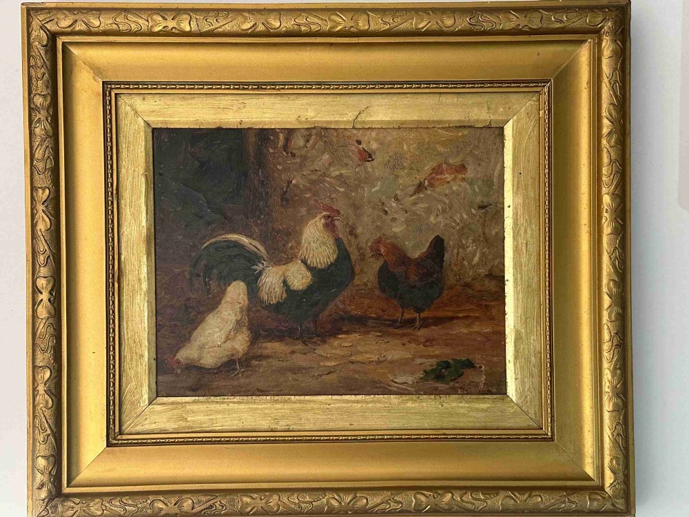 Pair of Oils on Board by E.S. England View VII